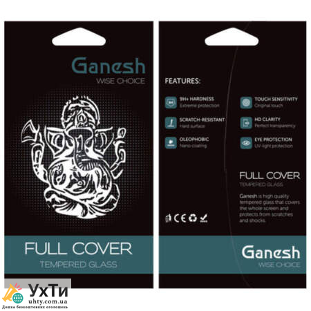 Захисне скло для Apple iPhone 14 Pro Max - Ganesh (Full Cover) | УХТИ | bpqsx-12214