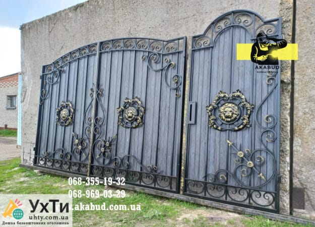 Распашные ворота, откатные ворота, навес, калитка, МАФ | Объявления УХТЫ Жмеринка | maf_n-21607