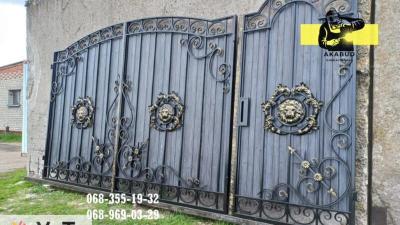 Распашные ворота, откатные ворота, навес, калитка, МАФ | Объявления УХТЫ Жмеринка | maf_n-21607