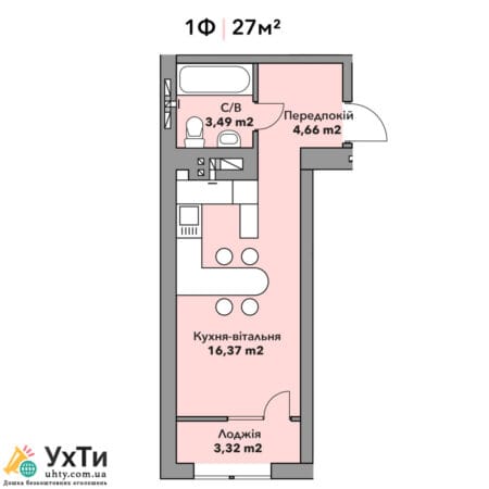 Ирпень, продам 1-комнатную квартиру в ЖК GL Club | Объявления УХТЫ Ровно | 05-22715