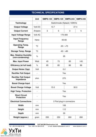 DATAKOM BC-125-M (12V/5A) Зарядное устройство для аккумулятора / Стабилизированный блок питания | Объявления УХТЫ Болехов | 123_1-22213