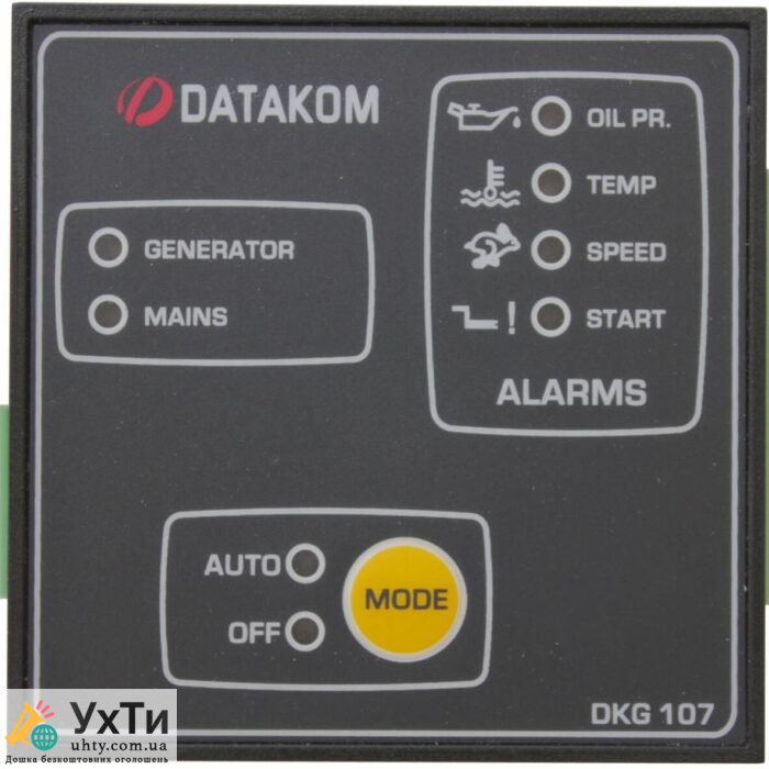 DATAKOM DKG-107 Контролер автоматичного керування генератором та введення резерву | Оголошення УХТИ Умань | datak-22304