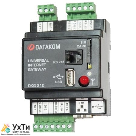 DATAKOM DKG-210-D3 GPRS GSM+Ethernet Internet gateway, DC power supply | Advertisement UHTI Kolomyia | datak-22152