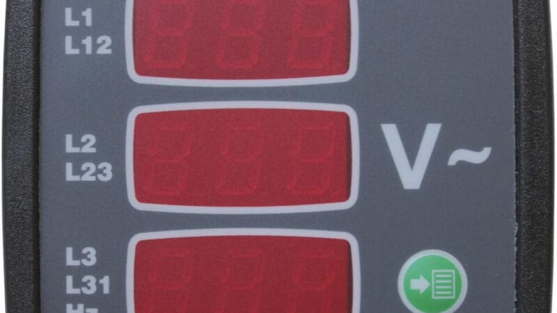 DATAKOM DVF-0303 Вольтметр-частотомер, 3 фазы, 72x72mm, 3 дисплея | Объявления УХТЫ Мариуполь | datak-22516