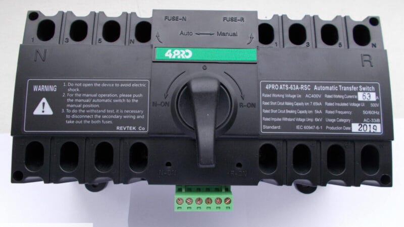4PRO ATS-63A-4P-RSC, 230V 1-3 фазы, 4 пол., 3 поз. Устройство автоматического ввода резервного электроснабжения Объявления УХТЫ Мукачево | dscn0-22220
