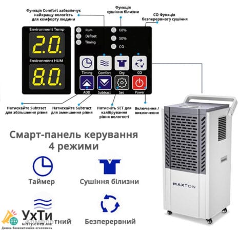 Maxton MX-90L: Ваш Верный Сообщник для Больших Площадей – Производительный Промышленный Осушитель Воздух | Объявления УХТЫ Червоноград | maxto-22503