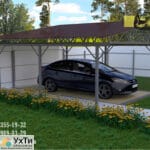 Carport. Carport. Swing gates | Advertisements UHTI Netishyn | maf_n-22869
