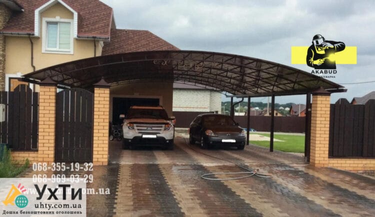 Buy sliding gates from the manufacturer. Sliding gates made of corrugated board. Canopies, wickets | Advertisements of UHTI Glukhiv | maf_n-22177