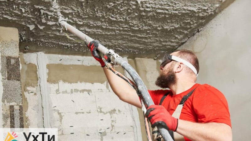 Машинная штукатурка потолка: Ключ к эффективности и качеству работы Объявления УХТЫ | shutt-22004