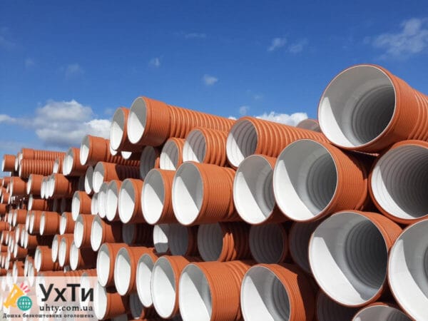 Труба дренажная 110-1000vv. Труба гофрированная. труба двухслойная. Труба пластиковая Труба пластиковая Объявления УХТЫ Сумы | truba-22962