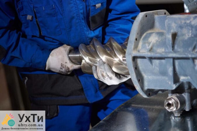 Repair of screw compressor unit | Advertisement UHTI Glukhiv | remon-23311