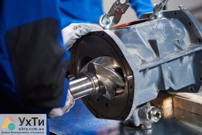 Repair of screw compressor unit | Advertisement UHTI Glukhiv | remon-23312