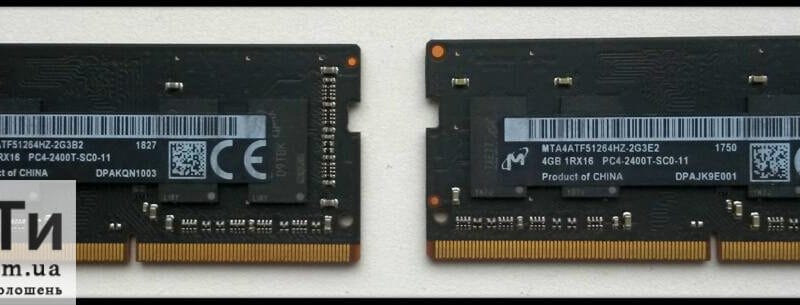 RAM Micron RAM Memory 2400 MHz PC42400T iMac 2017 [MNE92LL/A] | Advertisement UHTI Khmelnytskyi | img_2-24608