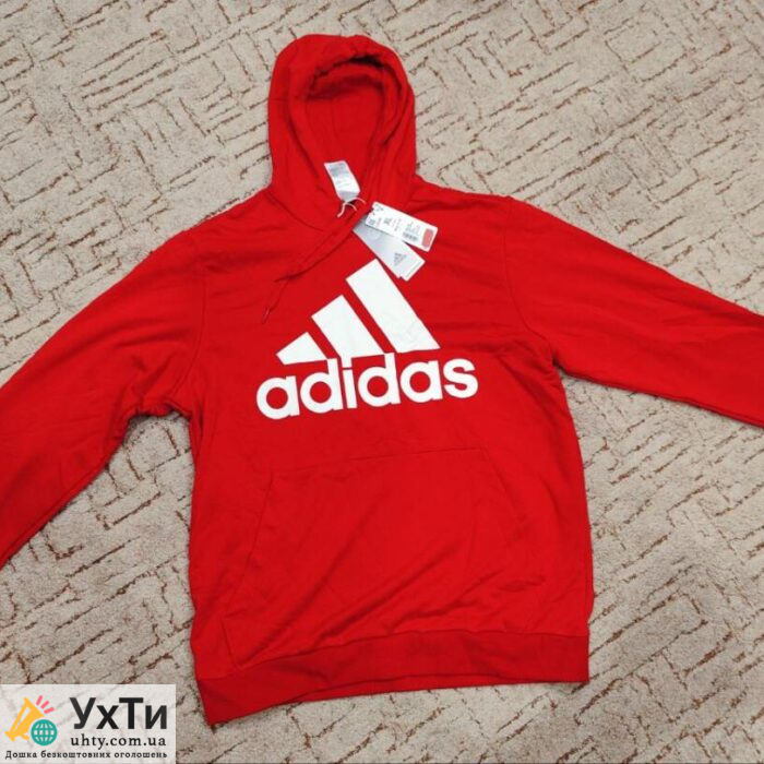 Нова ОРИГІНАЛЬНА товстовка ADIDAS Essentials Big Logo BL FT з Америки | Оголошення УХТИ Яремче | 1-6-27810