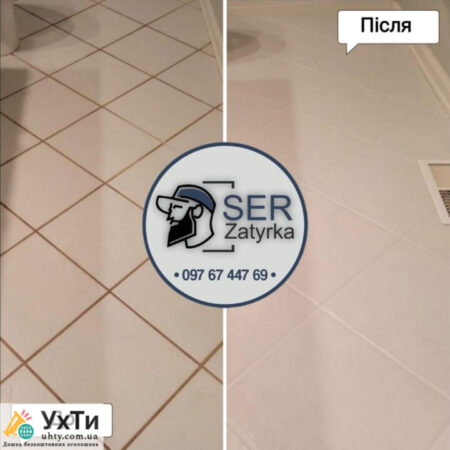 How to restore the seams between the tiles in the bathroom in Lviv and the region «SerZatyrka» (Renewing the seams of the tiles). | Advertisement UHTI Pokrov | img-0-27898
