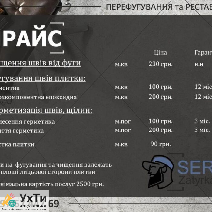 Розшивка швів плитки у Львові та області «SerZatyrka» (оновлюємо стару затирку між швами плитки). | Оголошення УХТИ Жовква | img-1-27854