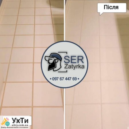 Как изменить цвет швов на плитке во Львове и области SerZatyrka (обновляем старую затирку между швами плитки). | Объявления УХТЫ Ялта | img-7-27832