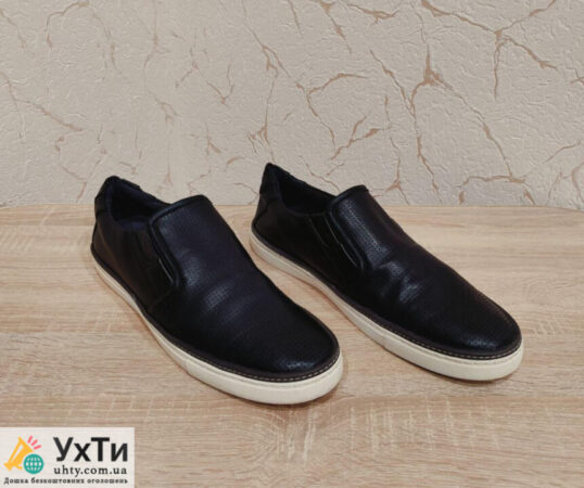 Original leather men's slip-on shoes Dr. Scholl's 46r./28 cm | Advertisement UHTI Avdiivka | 2-7-28458