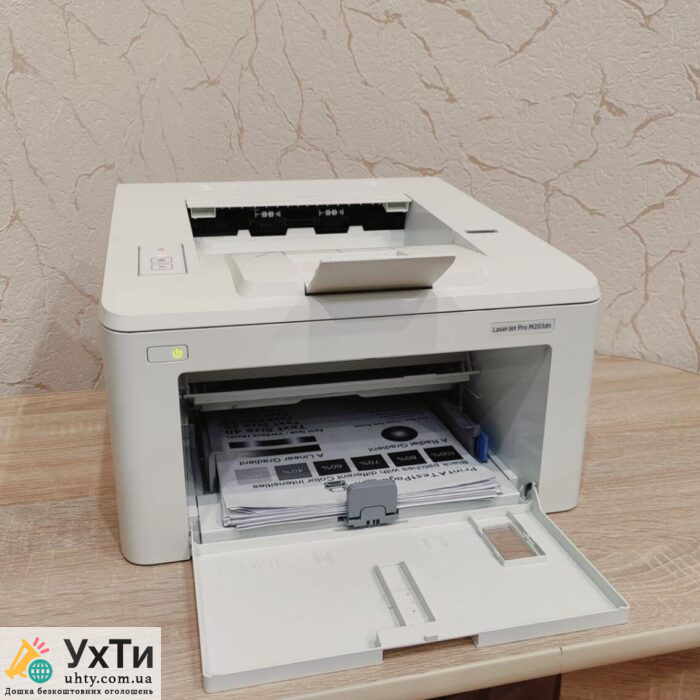 Лазерний мережевий принтер з дуплексом HP LaserJet Pro M203dn + кабелі | Оголошення УХТИ Дубно | 2-4-28753