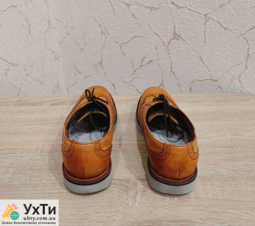 Leather men's brogue shoes CLARKS 44r./29 cm | Advertisement UHTY Khmelnytskyi | 7-28793