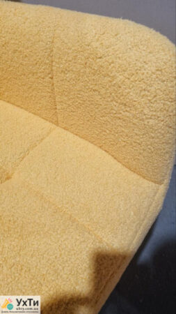 Мягкое кресло ткань букле тедди желтая, серая Флор | Объявления УХТЫ Павлоград | flor--29029