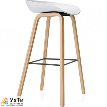 High bar stool, black, white Adel | Advertisement UHTI Kolomyia | adel--29106