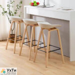 High bar stool, black, white Adel | Advertisement UHTI Kolomyia | adel--29107
