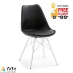 Dining chair white, black Tau | Advertisement UHTI Berezovka | tow-h-29099