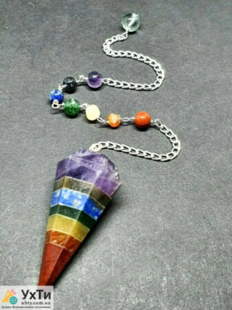 Кристальный маятник 7 чакр из натуральных камней (Индия) | Оголошення УХТИ Могилів-Подільський | mayat-31361