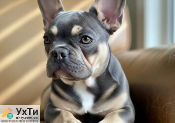 Blue French bulldog - tiger boy, 2.5 months Advertisement Dogs, Animals UHT Poltava | gemin-32492